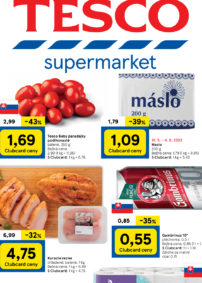 TESCO Supermarket aktuálny leták